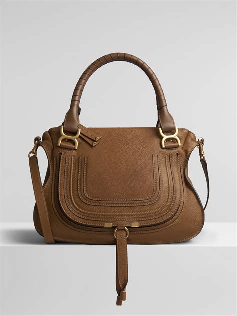 chloe marcie pure nut|Chloé Luxury Designer Marcie Bags .